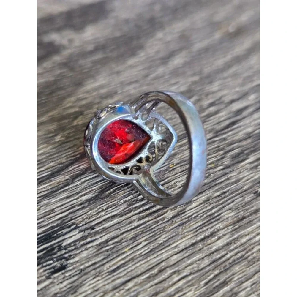 Vintage style (because it is) crystal ring